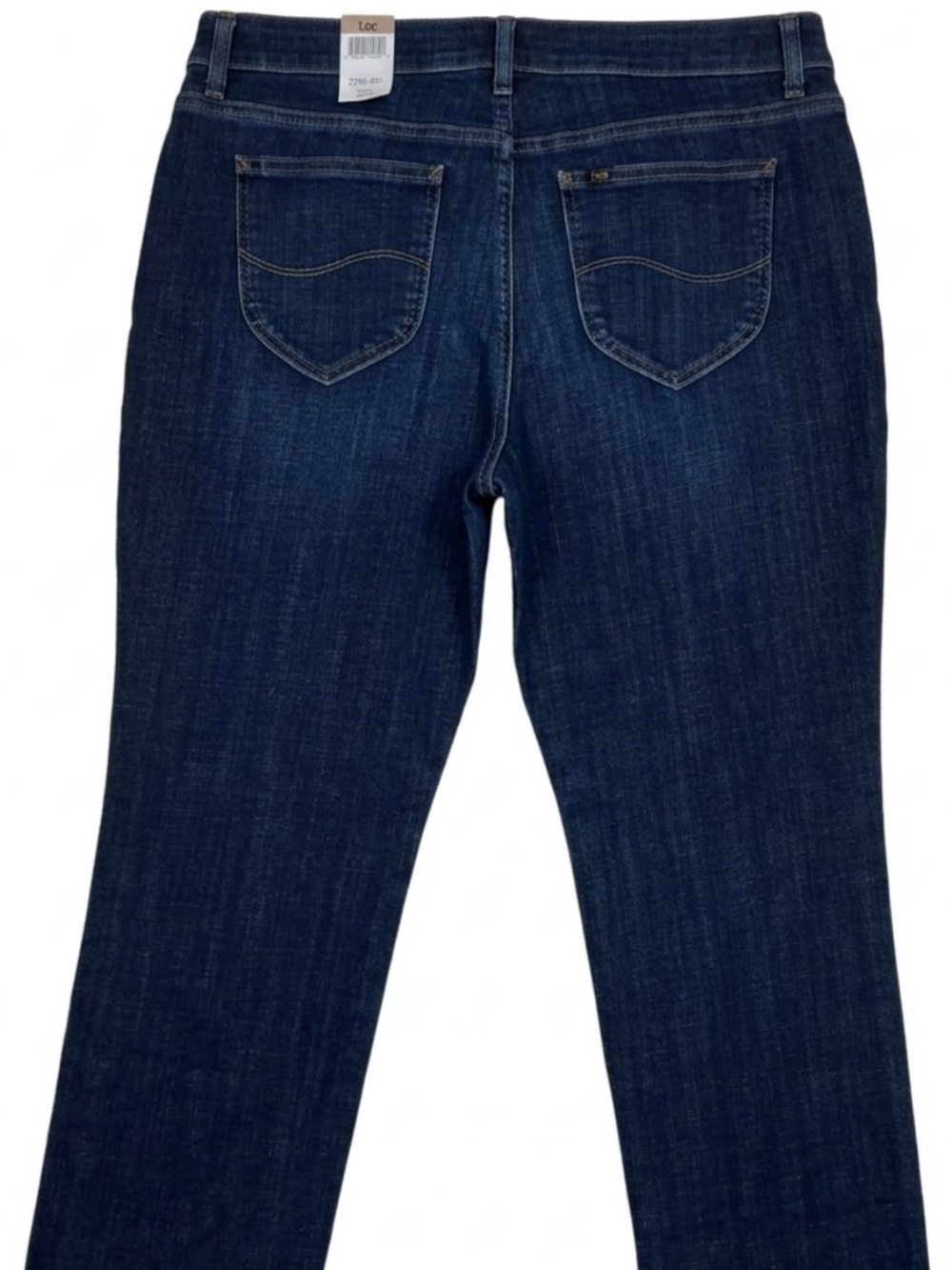 NWT Lee Secretly Shapes Dark Wash Straight Leg Denim Jeans Women’s Size
